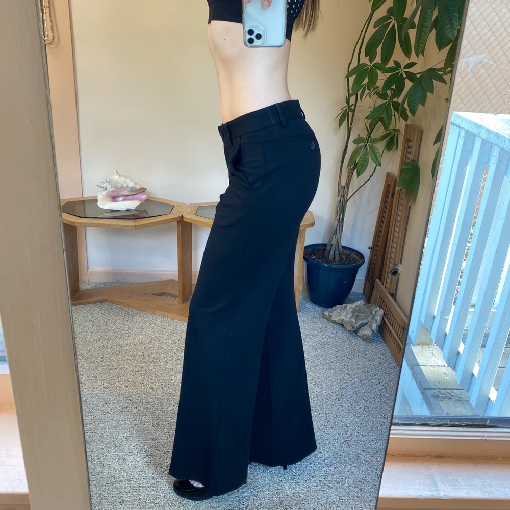 Theory Dress Pants 2 Women Black Wide Leg